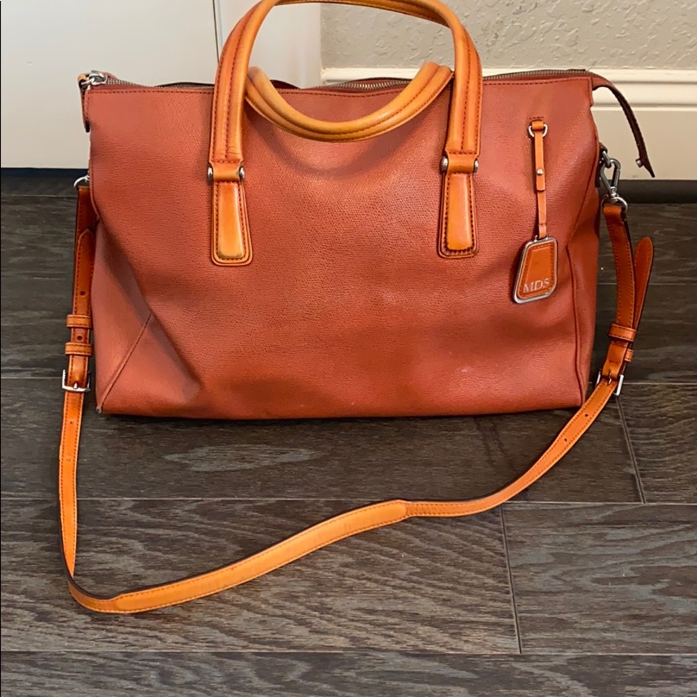Tumi Orange Briefcase